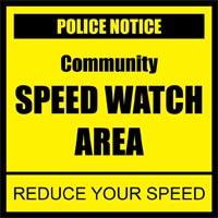 Community Speedwatch Sign